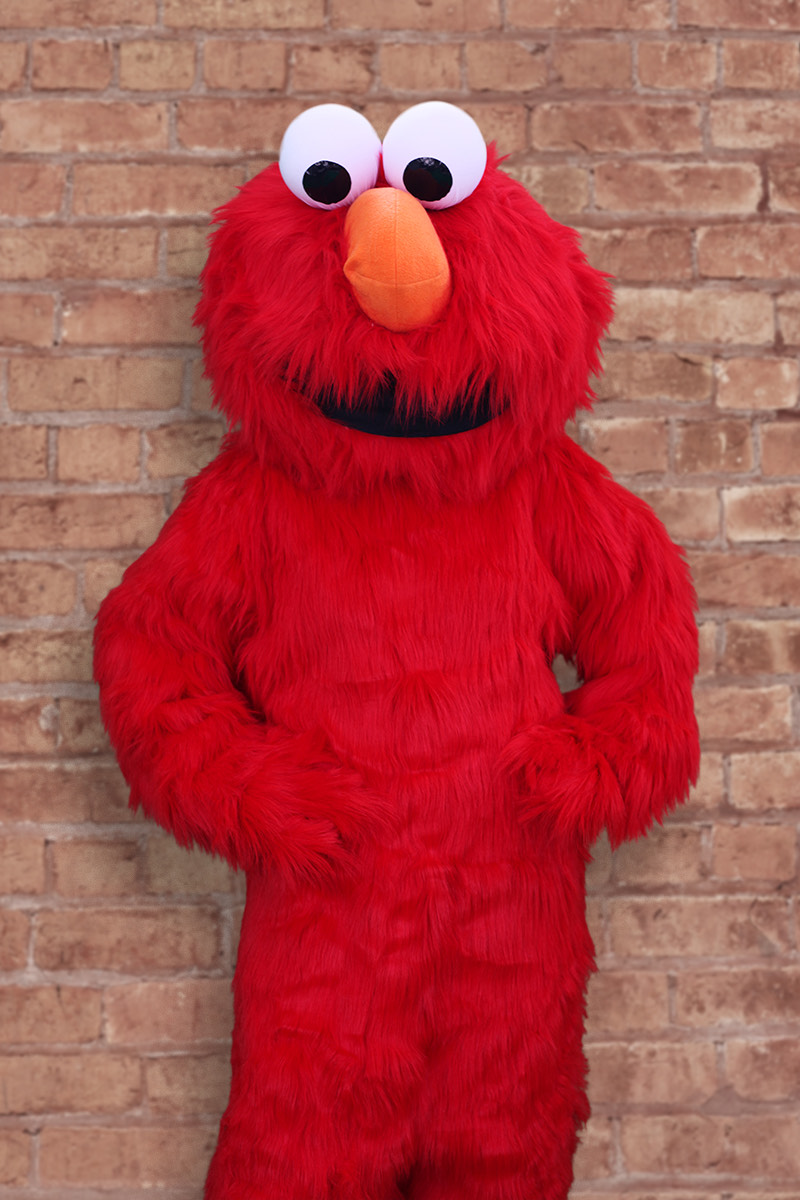 Hire Elmo for birthday parties - Sesame Street mascot character performer in Houston