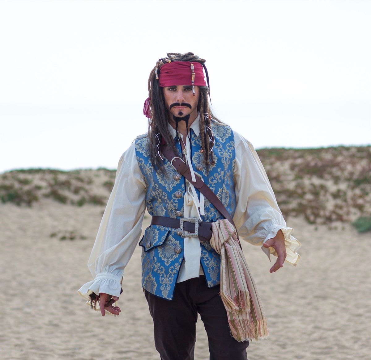 Jack Sparrow character at birthday party